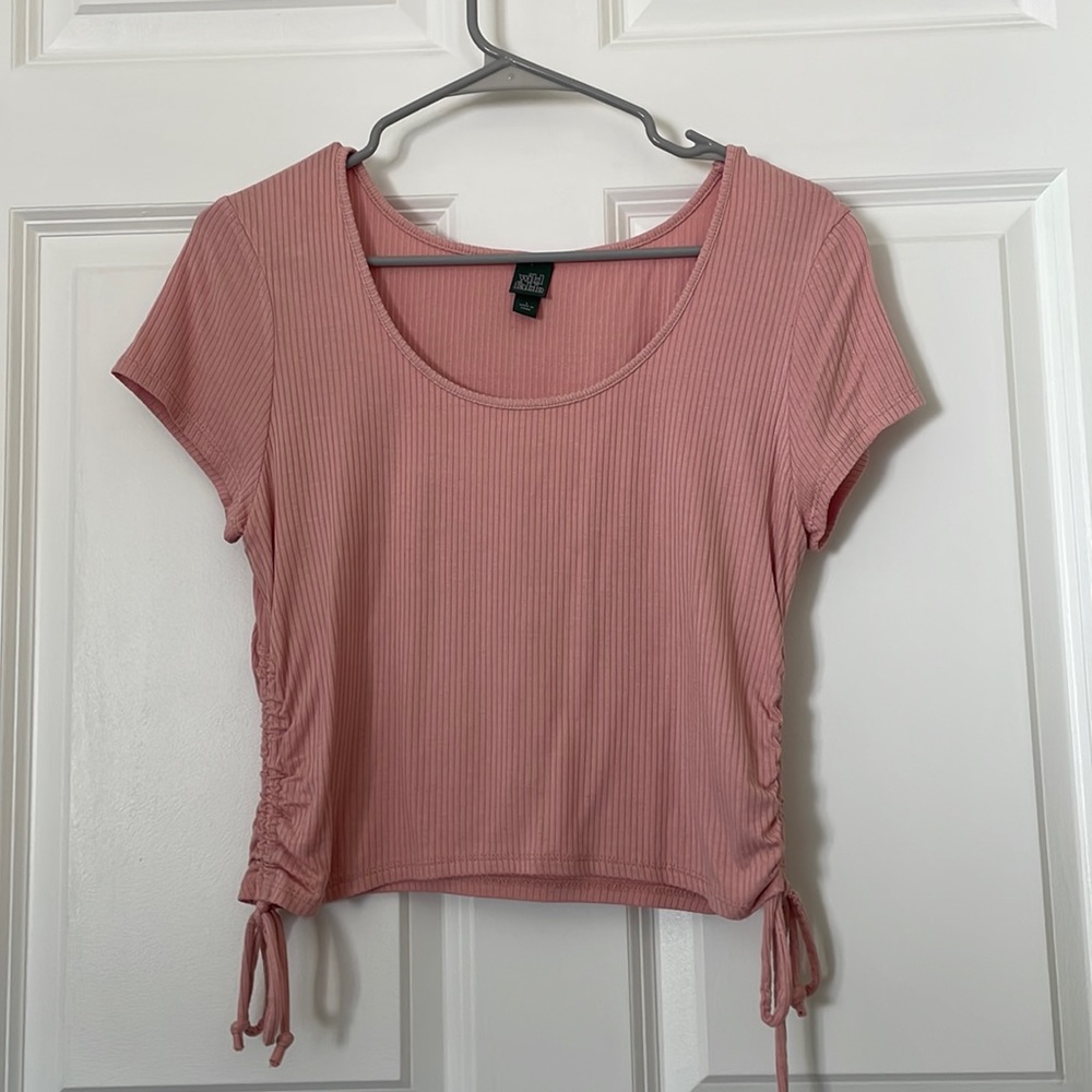 Cropped Pink Shirt